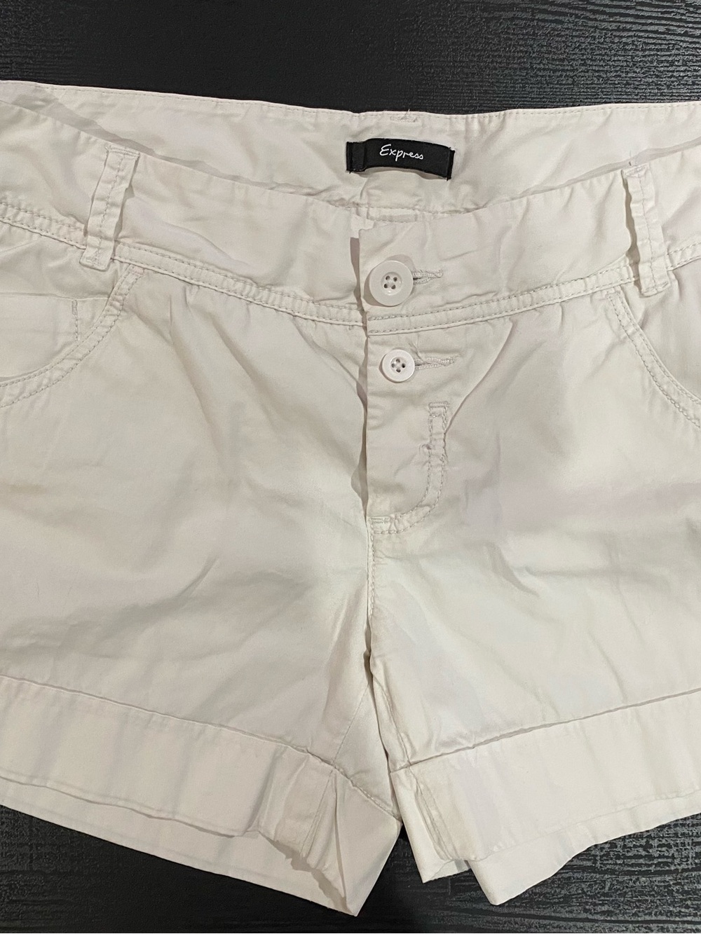 Express Women’s White Shorts